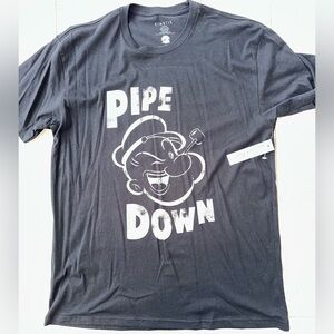 KINETIX x Popeye "Pipe Down" Graphic Tee - Large